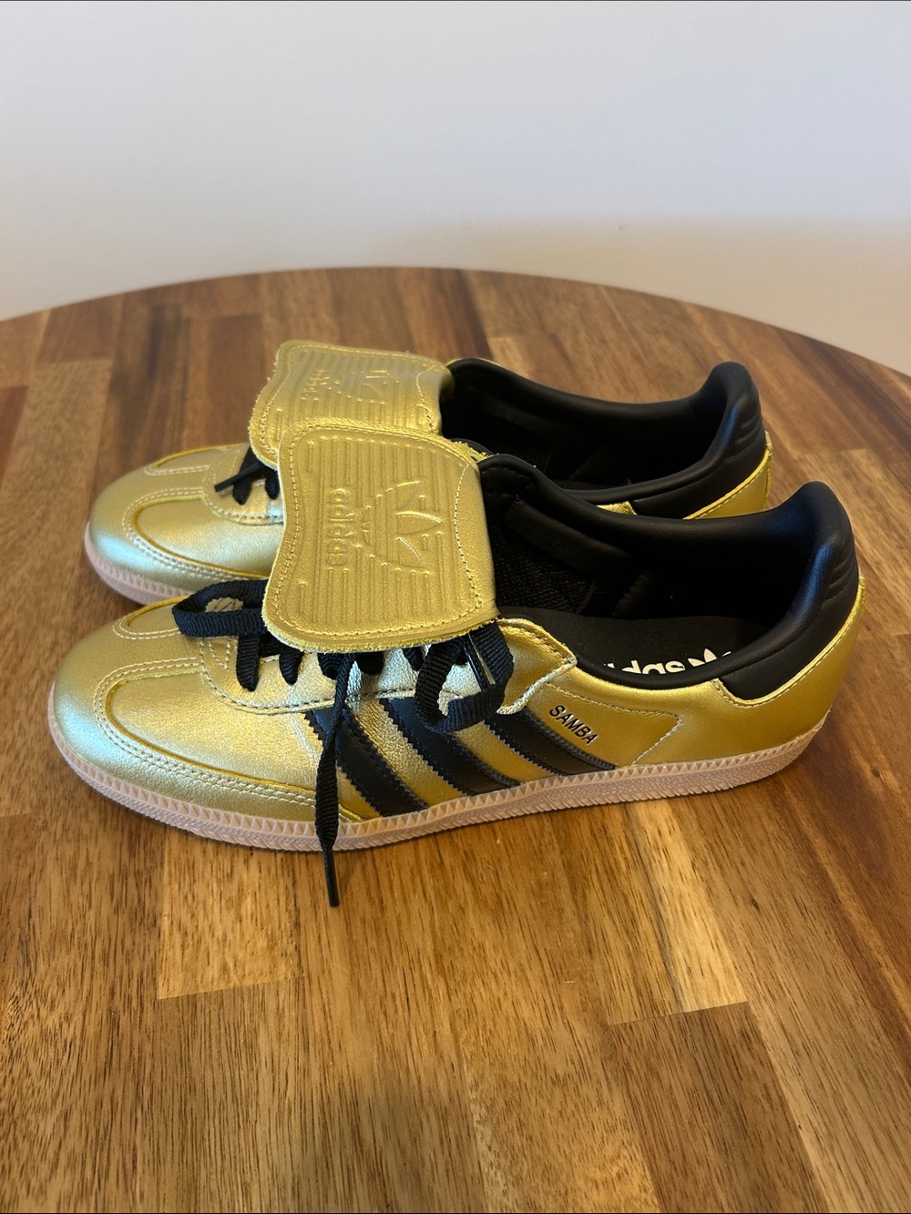 NEW Gold Adidas Sambas